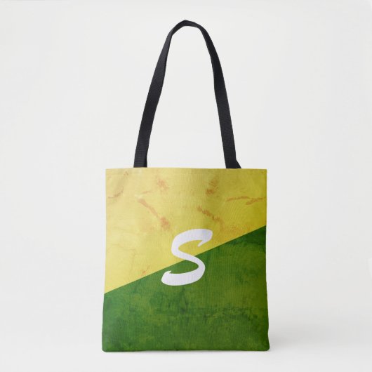 Tote Bag Jaune et vert (Devant)