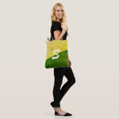Tote Bag Jaune et vert (Sur le modèle)