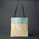 Tote Bag Jaune moderne abstrait motif cadeau personnalisé<br><div class="desc">Jaune moderne abstrait motif cadeau personnalisé fourre-tout</div>