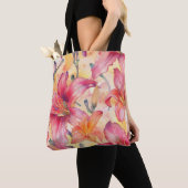 Tote Bag Jaune rose (De près)
