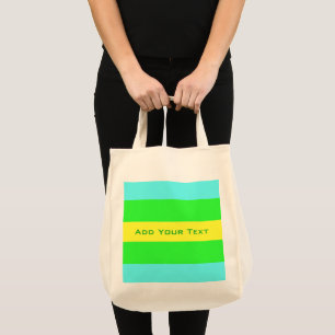 Tote Bag Jaune, Vert, Bleu, Grandes Tunes de Shirley Taylor