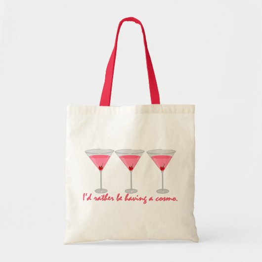 Tote Bag J'aurais plutôt un cosmo (Devant)