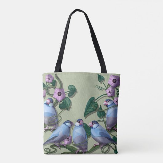 Tote Bag Java sparrows (Dos)