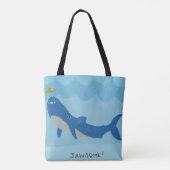 Tote Bag Jawesome Shark (Dos)