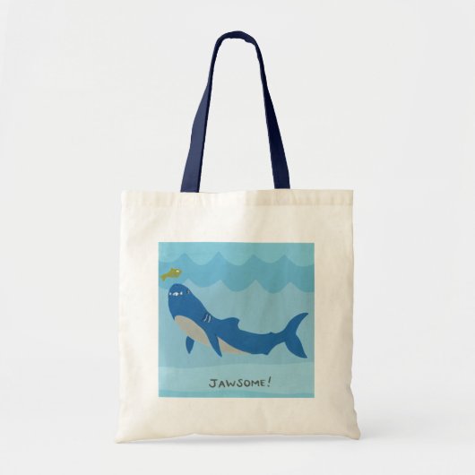 Tote Bag Jawesome Shark (Devant)