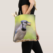 Tote Bag Jay bleu avec arachide (De près)