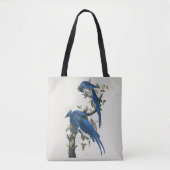 Tote Bag Jay noir à pâte molle à tarte noire Audubon Columb (Devant)