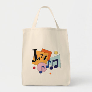 Tote Bag Jazz coloré Design Art Moderne