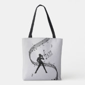 Tote Bag Jazz Dance Silver (Dos)