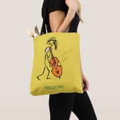 Tote Bag Jazz musicien Double basse Contrabass Player (De près)