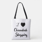 Tote Bag Je 🖤 Chanukah. Shopping (Dos)