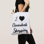 Tote Bag Je 🖤 Chanukah. Shopping (De près)