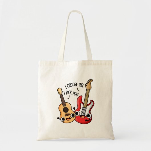 Tote Bag Je Choisis Uke Je Vous Choisis Drôle Guitare Ukule (Devant)