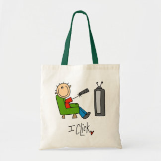 Tote Bag Je clique sur le T-shirts et les cadeaux