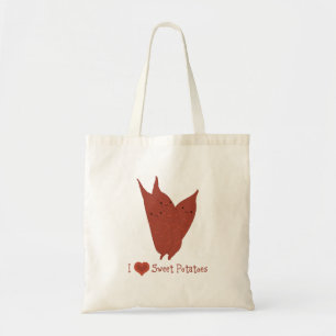 Tote Bag Je coeur les patates douces