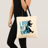 Tote Bag Je cours avec des nonnes (Devant (produit))