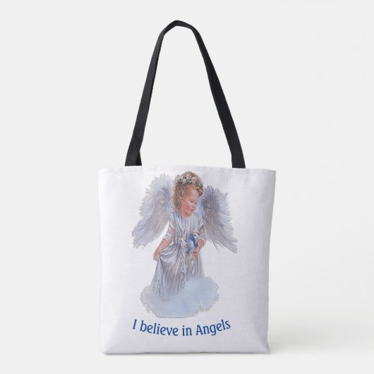 Tote Bag Je crois aux anges (Dos)