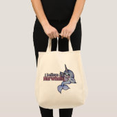 Tote Bag Je crois aux narvals (Devant (produit))