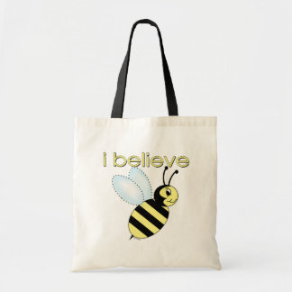 Tote Bag Je crois en abeilles