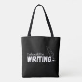 Tote Bag Je devrais écrire : Mots pour stimuler la créativi (Dos)