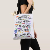 Tote Bag Je dois juste être seul avec mes (De près)