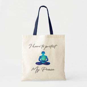 Tote Bag Je Dois Protéger Ma Paix