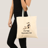Tote Bag Je fais du yoga donc je suis (Devant (produit))