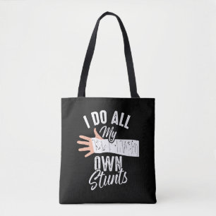 Tote Bag Je Fais Toutes Mes Propres Têtes Bone Stuntman É