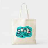 Tote Bag JE FERAIS PLUTÔT DE LA Fermentation KEFIR Fun (Devant)