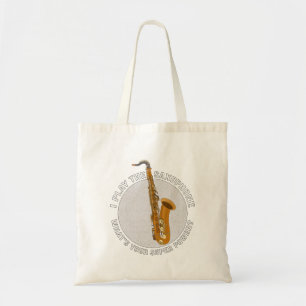 Tote Bag Je joue au saxophone Quel est ton super pouvoir ?