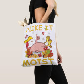 Tote Bag Je L'Aime Moist Funny Turquie Dîner Thanksgiv (De près)