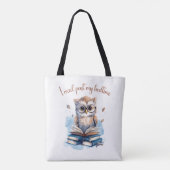 Tote Bag Je lis après l'heure du coucher (Dos)