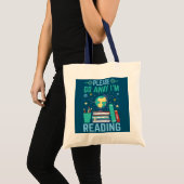 Tote Bag Je lis Funny Bookworm Librarian Library (Devant (produit))