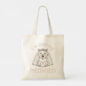 Tote Bag Je me fais Miauler ! (Dos)