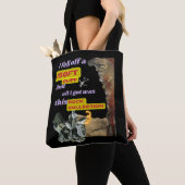 Tote Bag Je me suis enfui (De près)
