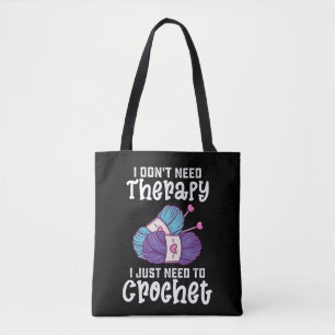 Tote Bag Je n'ai pas besoin de thérapie, j'ai juste besoin