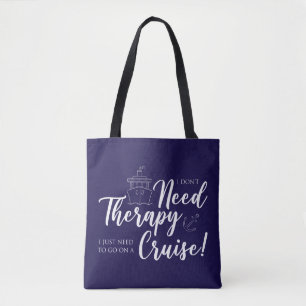 Tote Bag Je n'ai pas besoin de thérapie Nautique