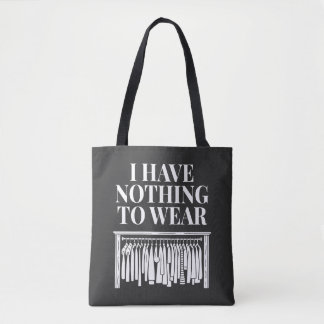 Tote Bag Je N'ai Rien À Porter