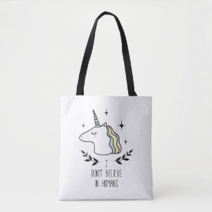 Tote Bag Je ne crois pas chez l'homme