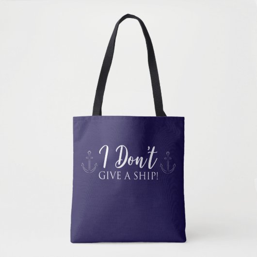 Tote Bag Je ne donne pas de bateau ! Nautical (Devant)