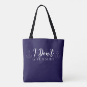 Tote Bag Je ne donne pas de bateau ! Nautical (Dos)