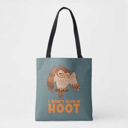 Tote Bag Je ne donne pas de chouette (Devant)