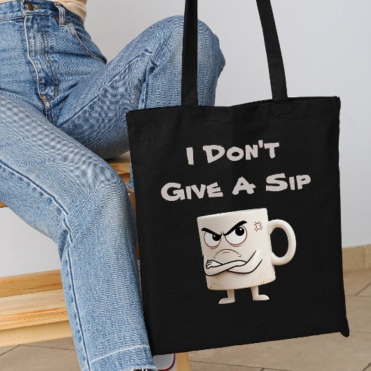 Tote Bag "Je ne donne pas de gorgée" Grumpy Mug
