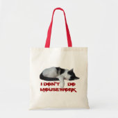 Tote Bag Je ne fais pas Mousework (Devant)