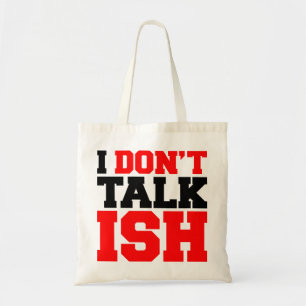 Tote Bag Je ne parle pas ISH