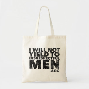 Tote Bag Je ne répondrai pas aux hommes irrespectueux