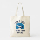 Tote Bag Je ne ronfle pas (Dos)