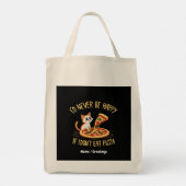 Tote Bag Je ne serais jamais heureux si je ne pouvais pas m (Dos)