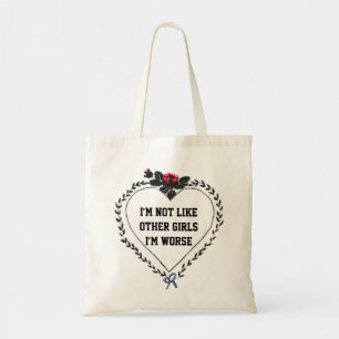 Tote Bag Je ne suis pas comme les autres filles, je suis pi