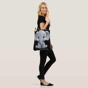 Tote Bag Je ne suis pas l'éléphant dans la pièce